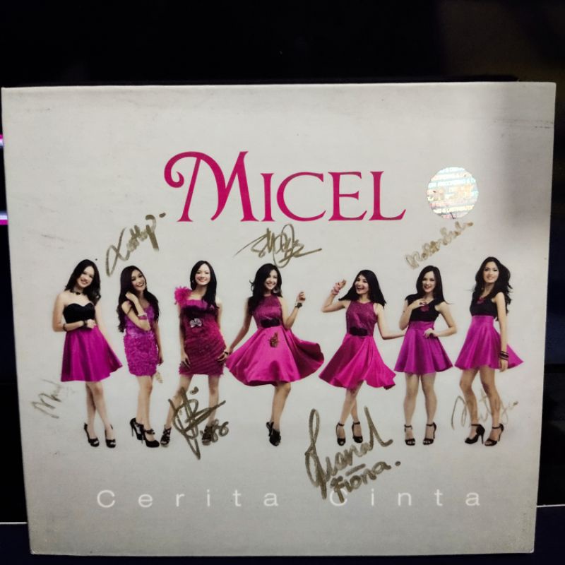CD Micel - Cerita Cinta ( TTD Personil ) ( Original )