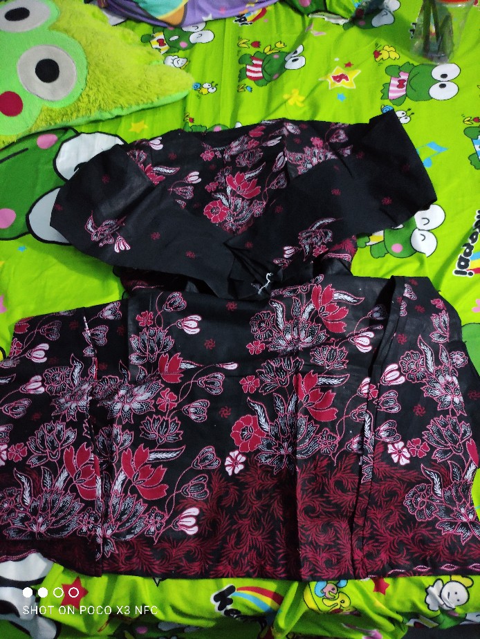 Ms Gamis Batik Sriwedari Maxi Bumil/busui Katun Sogan Allsize Dan Jumbog