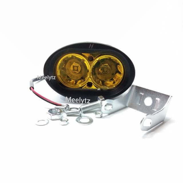 Lampu tembak sorot LED OWL 20 watt 3 mode worklight cree 2 mata kuning