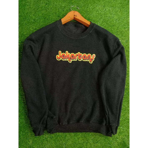 CREWNECK JAKARTANS CREWNECK PERSIJA CREWNECK HITAM