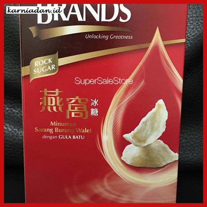 

lanoisidartdrink- brand's bird's nest/brands birds nest/brands sarang burung walet 6x70g -asliii-