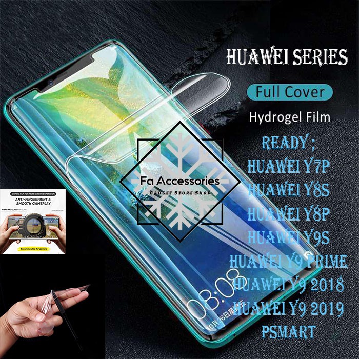 FA ANTI GORES JELLY HYDROGEL HUAWEI Y7P Y8S Y8P Y9S Y9 Y9PRIME P SMART SCREEN PROTECTOR GUARD PRIME