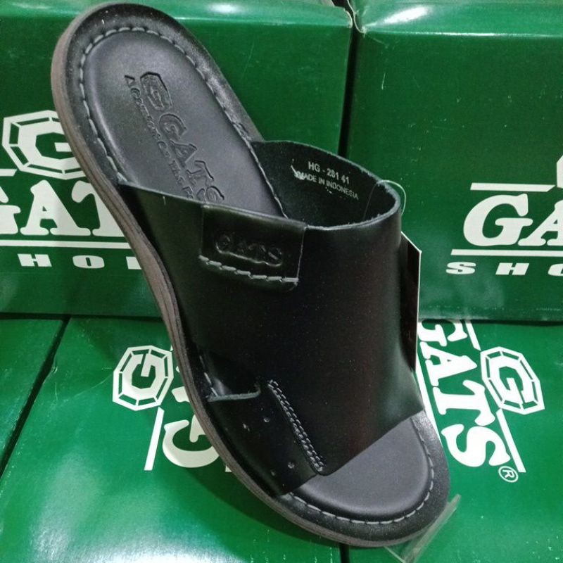 (COD) sandal kulit pria GATS Sorong/kokop HG-281 dijamin ORI 100%