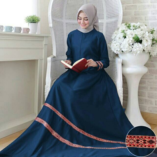 MARLINA Gamis dress syarii maxi REAL PIC good quality