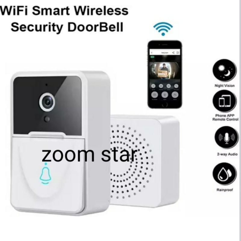 bell rumah kamera / bell kamera cctv IP kamera bell