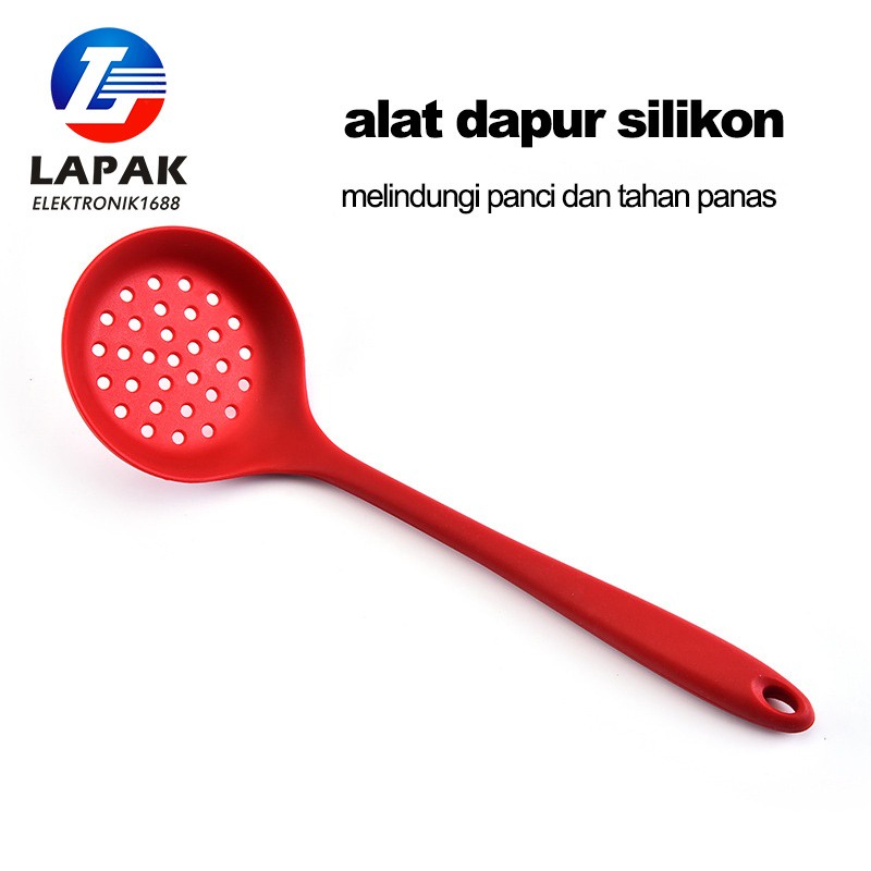 SUTIL SPATULA / SARINGAN SODET MASAK SILIKON ANTI LENGKET TAHAN PANAS//SUTIL/SPATULA