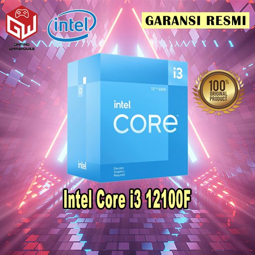 processor intel core i3 12100f box lga 1700   cpu intel i3 12100f procesor