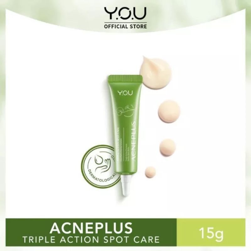 YOU Acne Plus Cica Herbs Derma Solution | ACNEPLUS Toner Spot Care Serum Moisturizer Pelembab