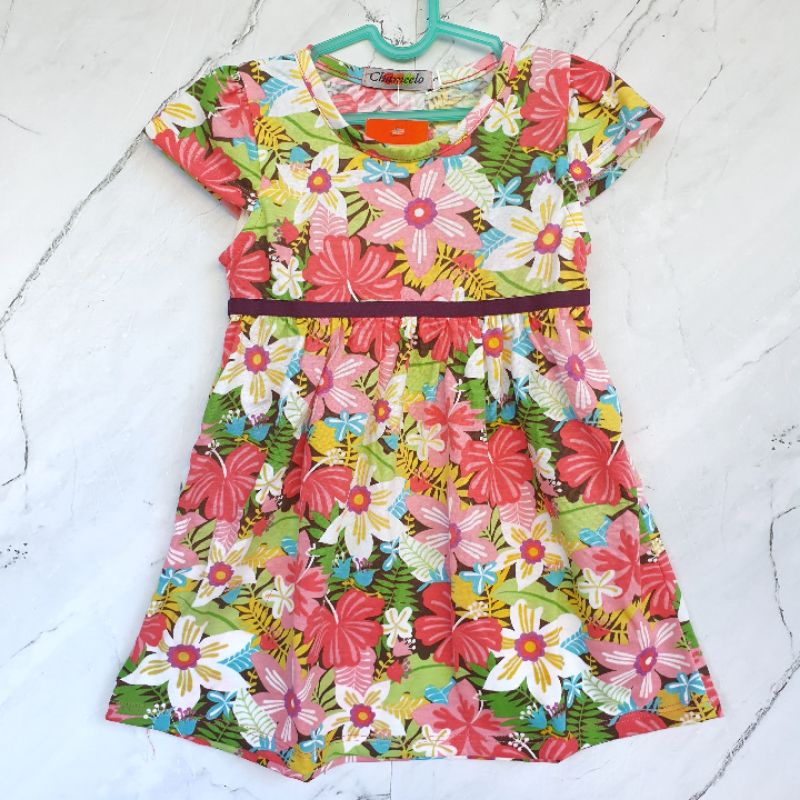 Dress Kaos Cotton Chameelo Anak Perempuan