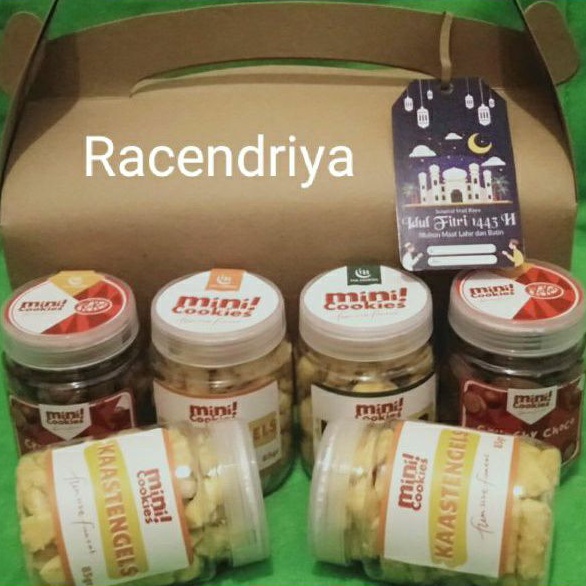 Ina Cookies Mini Toples Edisi Idul Fitri + Kartu Ucapan