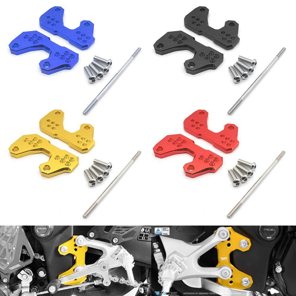 Populer Base Foot Pegs Rear Adjustable Pedal Code Aksesoris Motor Pengangkat Kaki Untuk YAMAHA YZF R3 R25