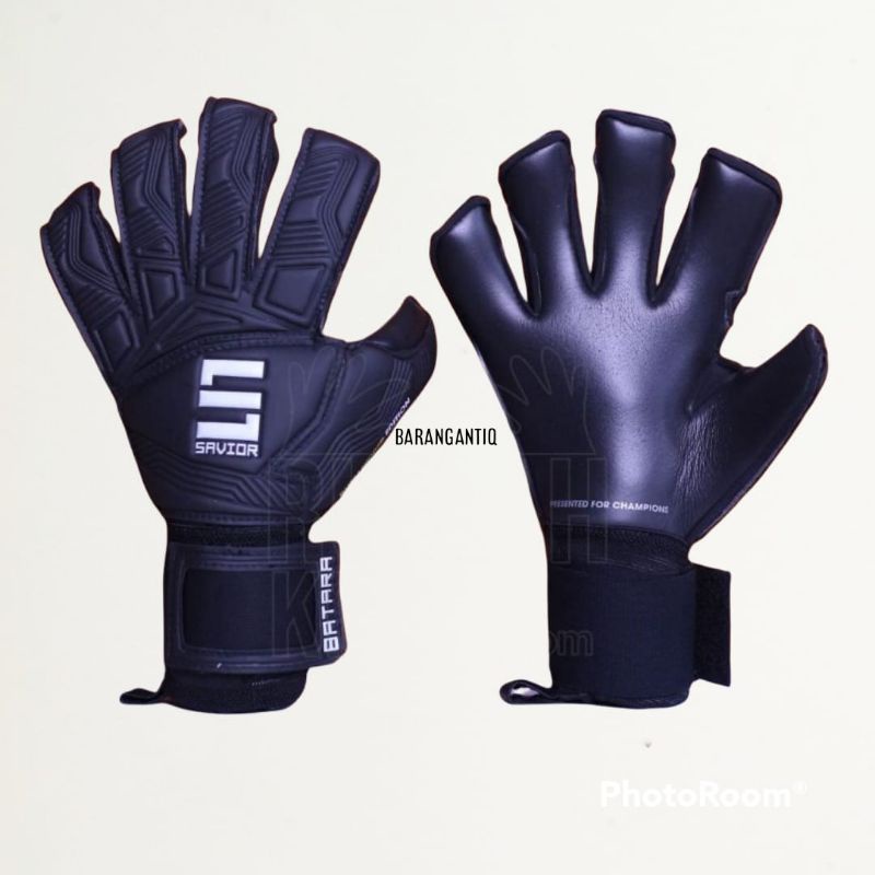 SARUNG TANGAN KIPER SAVIOR BATARA BLACK ORIGINAL
