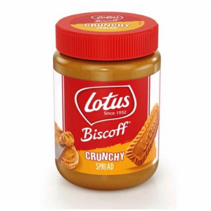 Lotus Biscoff Crunchy Spread 380gr Selai Biscuit Lotus Crunchy ed 11/23