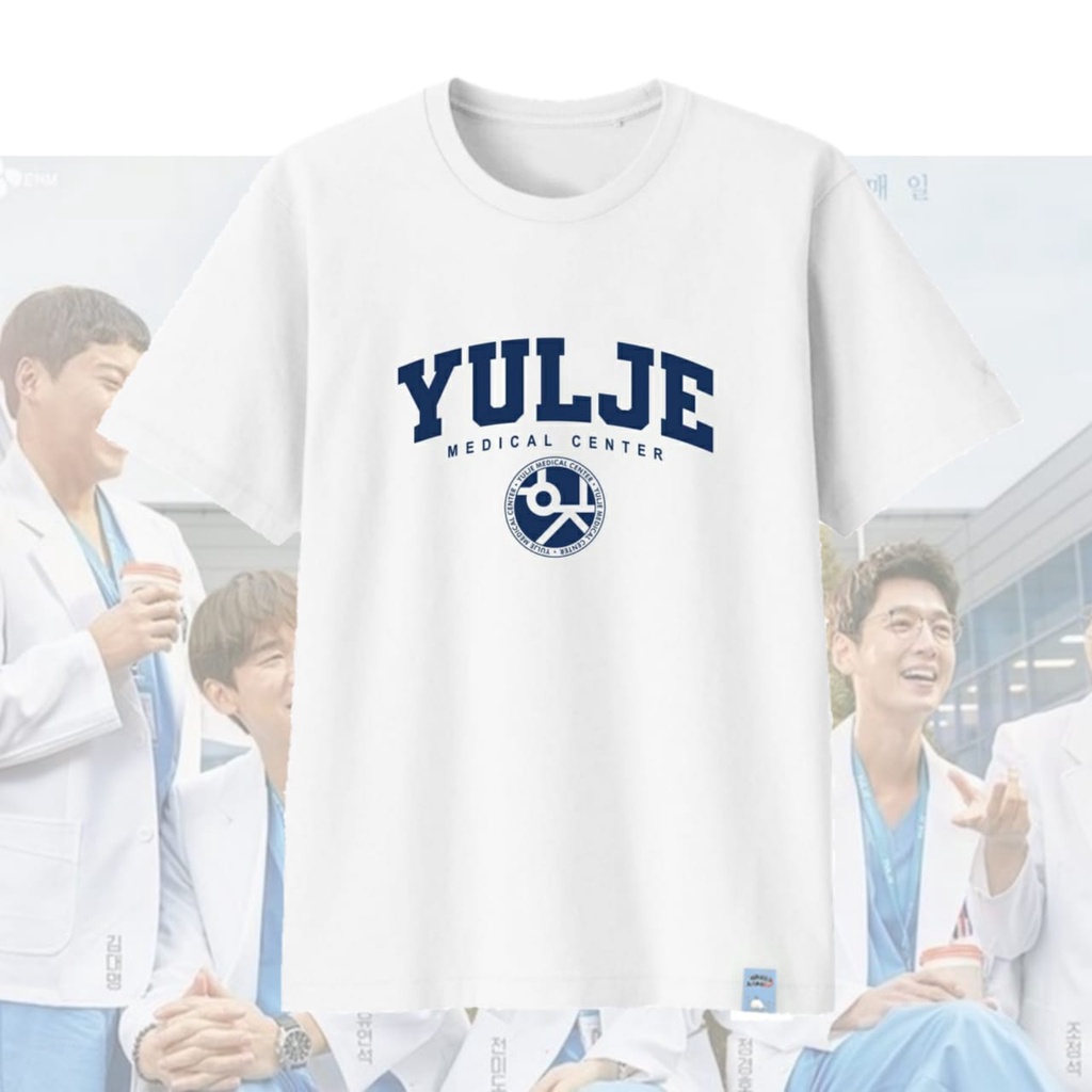 Hospital Playlist Tshirt - YULJE MEDICAL CENTRE (Bebas Pilih Warna Kaos) - Untuk Anak, Remaja & Dewa