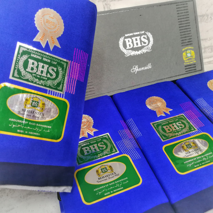 Sarung Tenun BHS Spunsilk 210 CGN silver Full sutra Gambiran