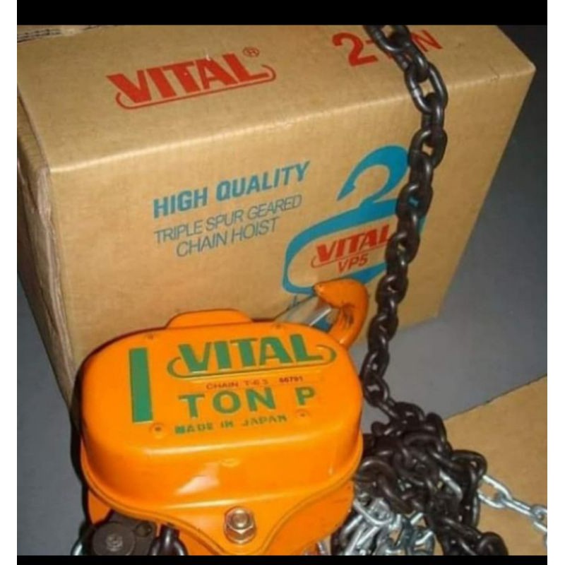 Chain Block VITAL 1 Ton x 15 Meter
