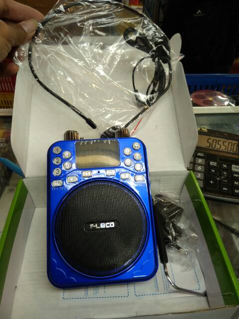 SPEAKER PINGGANG SPEAKER FLECO MIC MICRO SD USB