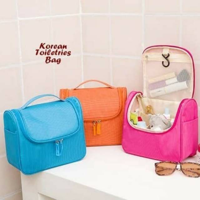 TAS WANITA/ TAS TOILETRIES/ TAS PIKNIK/ TAS Korea (Tas Kosmetik & Perlengkapan Mandi)