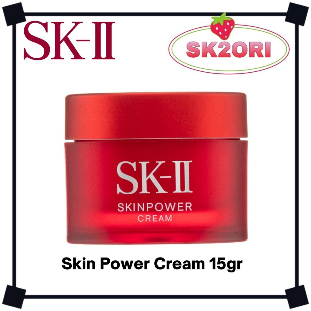 SK-II SK2 SKII Skinpower Cream 15gr Airy Milky Lotion 15gr Skin Power Cream 15gr