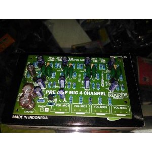 Kit Penguat Mic Mixer 4 ch model Toa Berkualitas