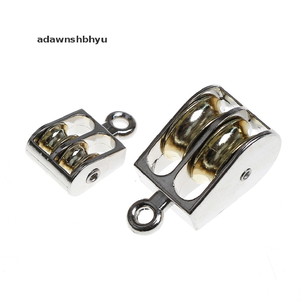 Adawnshbhyu 36 /52/75mm Katrol Metal sheave zinc alloy Katrol mini single/double Untuk diy