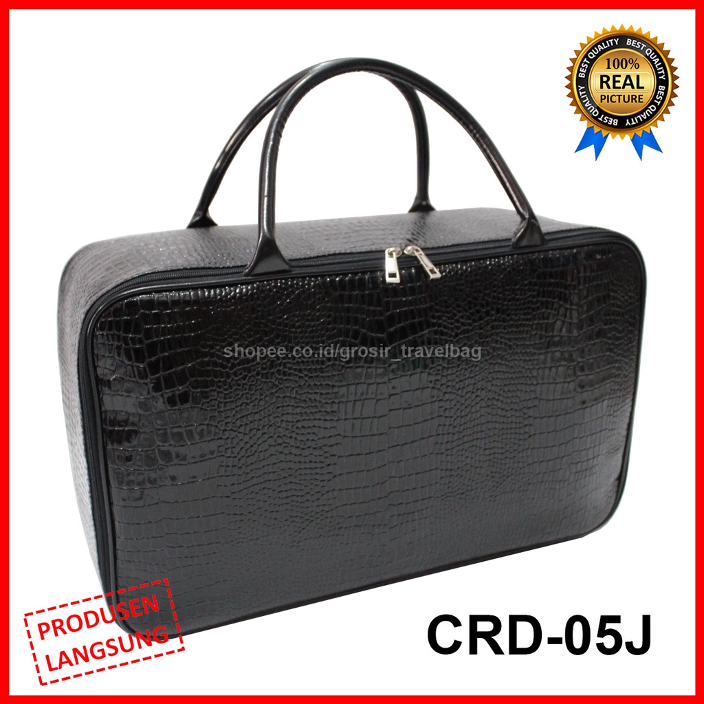 Travel Bag Jumbo Premium - Tas Travel Jumbo (CRDJ 05) - Tas Pakaian - Travel Bag Wanita -Travel Bag Kulit PU waterproof