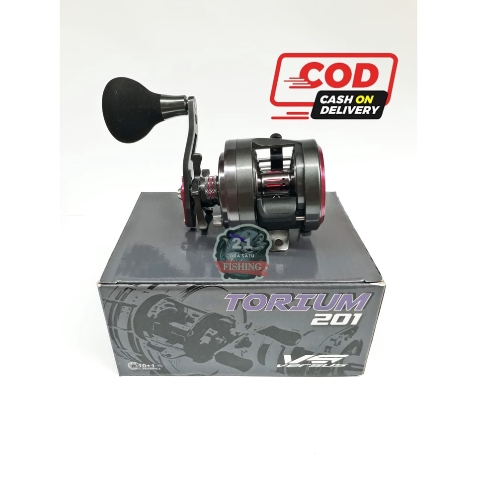 Rel Versus torium 201 OH rell kuat reel laut sungai