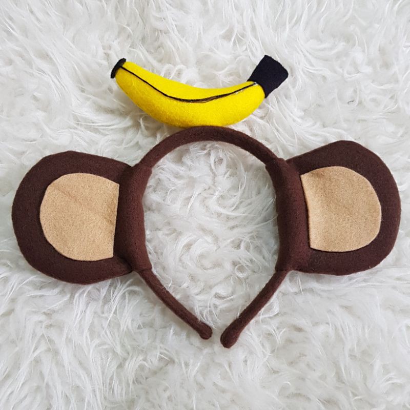 Bando Karakter Monyet Pisang Monkey Bando Monyet Kostum Monkey Banana