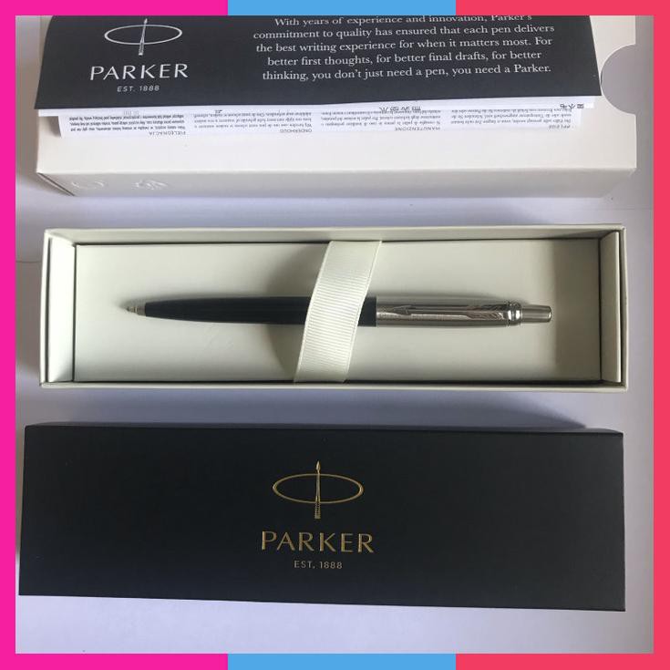 

Pulpen Parker Jotter Spc Ballpoint Black Crome Trim