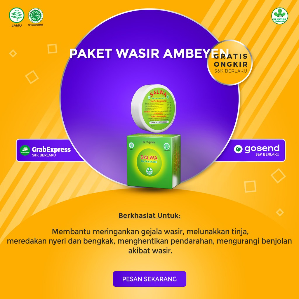 Salep Benjolan Wasir Ambeien Gatal Dan Benjolan Wasir Ambeien Luar Salep Salwa de nature