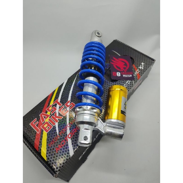 Shockbreaker Fastbikes 310MM Tabung Bawah Matic Beat Mio Scoopy - Shock Tabung Bawah Belakang Matic 310 MM Fastbikes Copy Olins