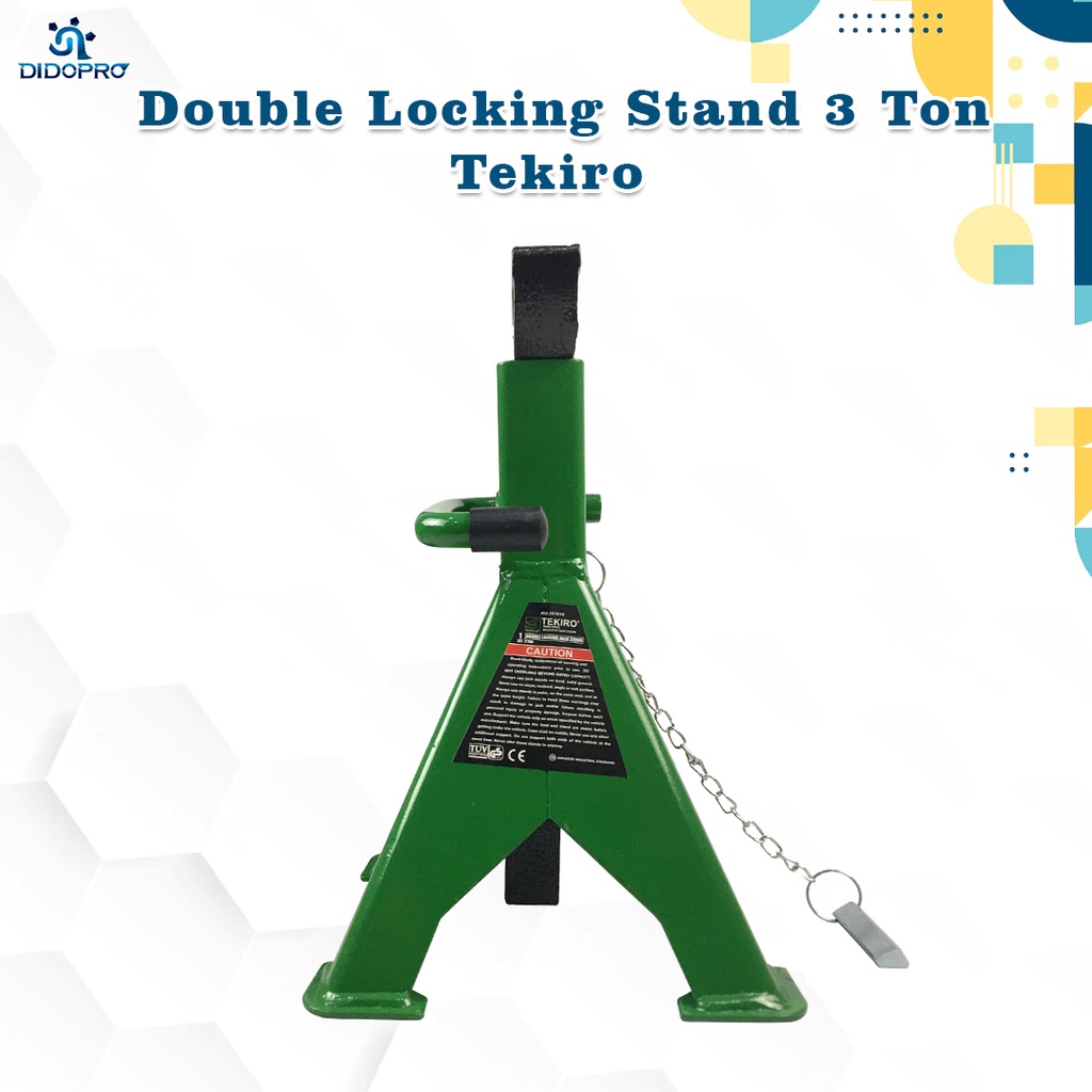 TEKIRO JACK STAND 3 TON / TKR JACK STAND 3 TON 1 SET 2 PCS / GANJALAN DONGKRAK / TOOLS - ALAT PERKAKAS