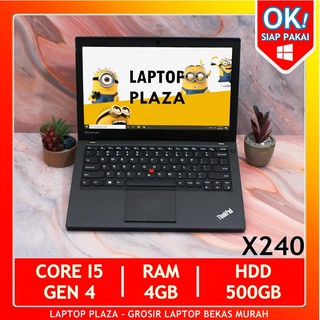 ➡️ Promo Lenovo ThinkPad X240 X250 Slim Ultrabook Core i5 GEN 4 GEN 5 Ram 8GB HDD 500GB Laptop Murah Second Terbaru Slim Tipis Berkualitas