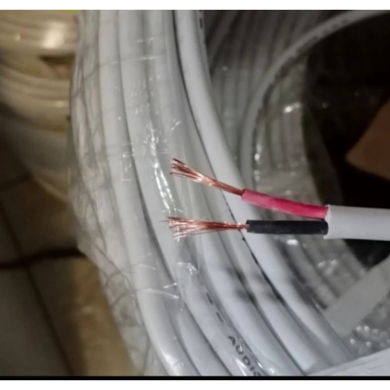 kabel listrik 2x0.75mm serabut/kabel listrik