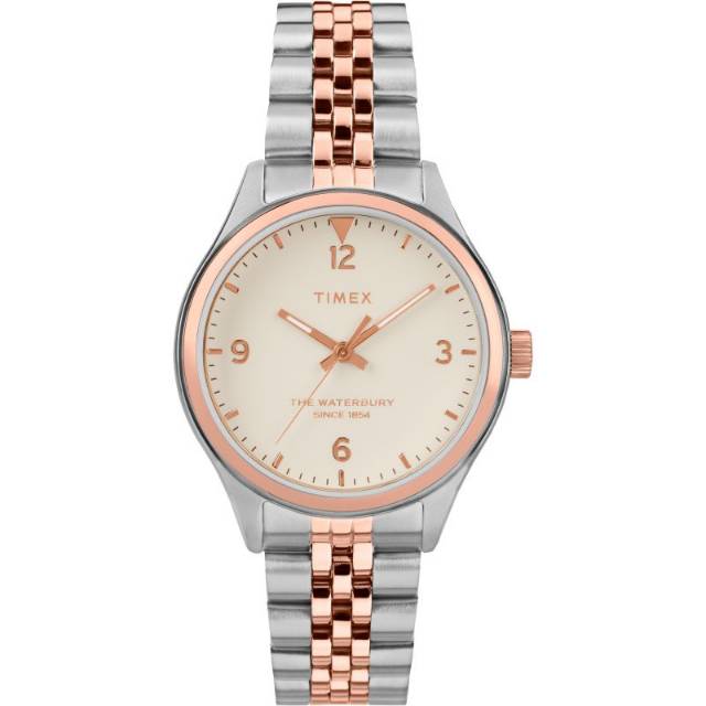 TIMEX WATERBURY TRADITIONAL WOMENS 34MM GARANSI RESMI PT KGB ORIGINAL TW2T49200