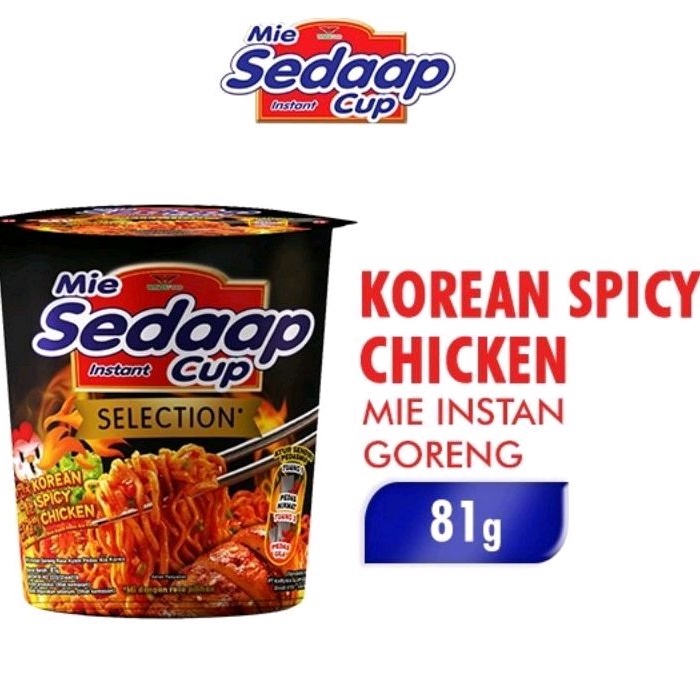 

mie sedaap cup goreng SELECTION KOREAN SPICY CHICKEN
