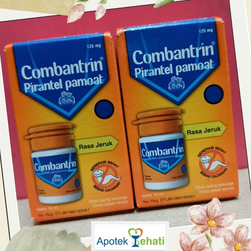 Combantrin Cair / Combantrin Sirup 10 mL Rasa Jeruk