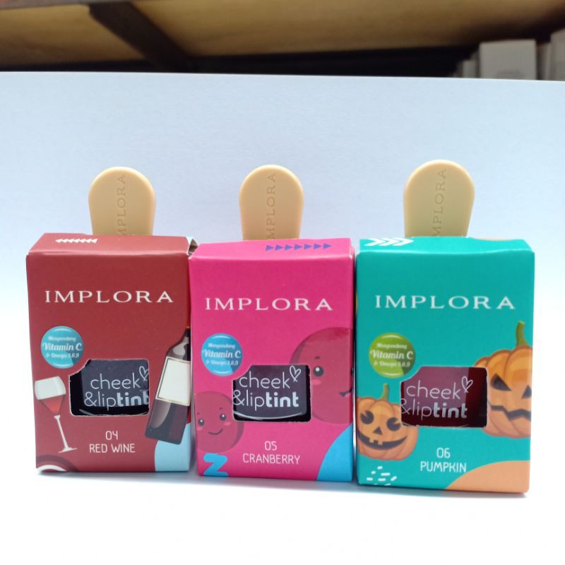 Lip Tint Implora Ice Cream Cheek // Satuan