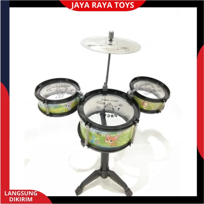 Mainan Edukasi Alat Music Drum Dram Mini Jazz Set Mainan Anak Murah