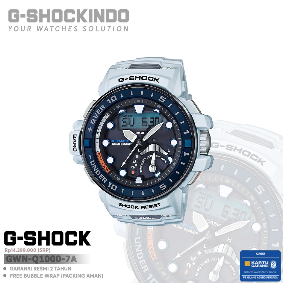 Casio G-Shock GWN-Q1000-7A / GWN-Q1000-7ADR Original