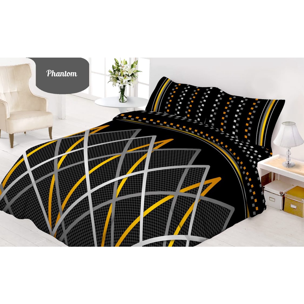 Sprei Queen Plat Vito Disperse 160x200 Phantom