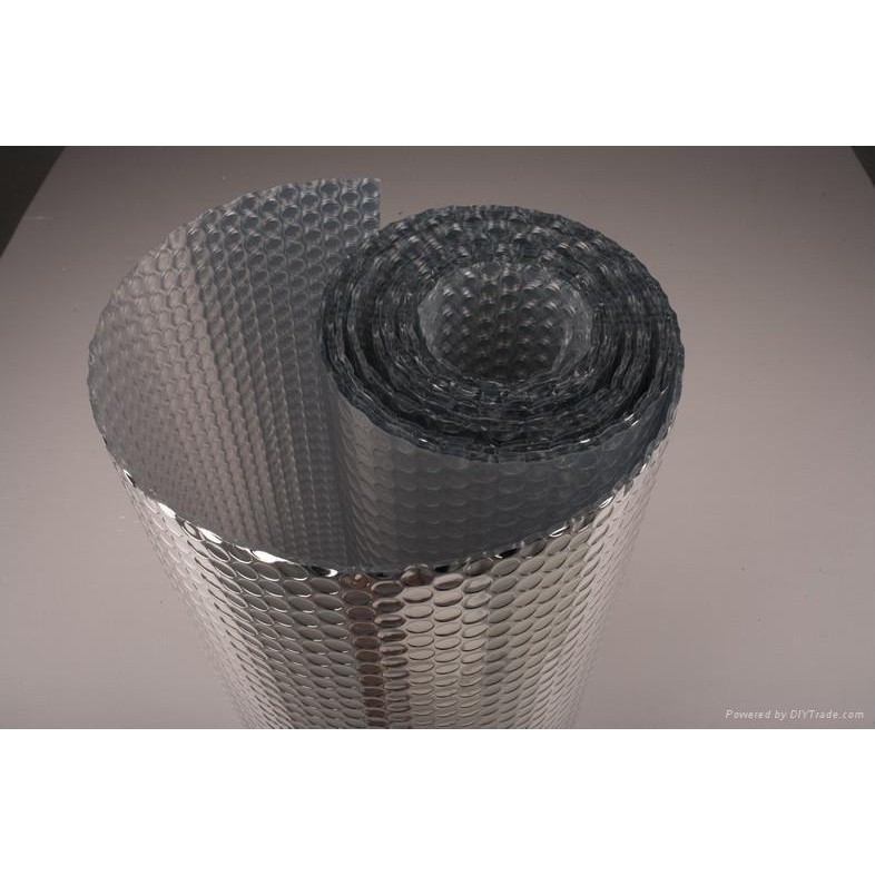 BUBBLE FOIL METERAN Foil Aluminium Foil Bubble Aluminium Anti Panas Foil Aluminium Bubblewrap Foil