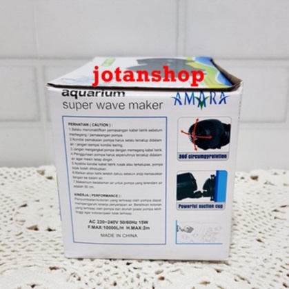 Amara WP400M Wave Maker mesin gelombang ombak WP 400 M 400M Aquarium Aquascape