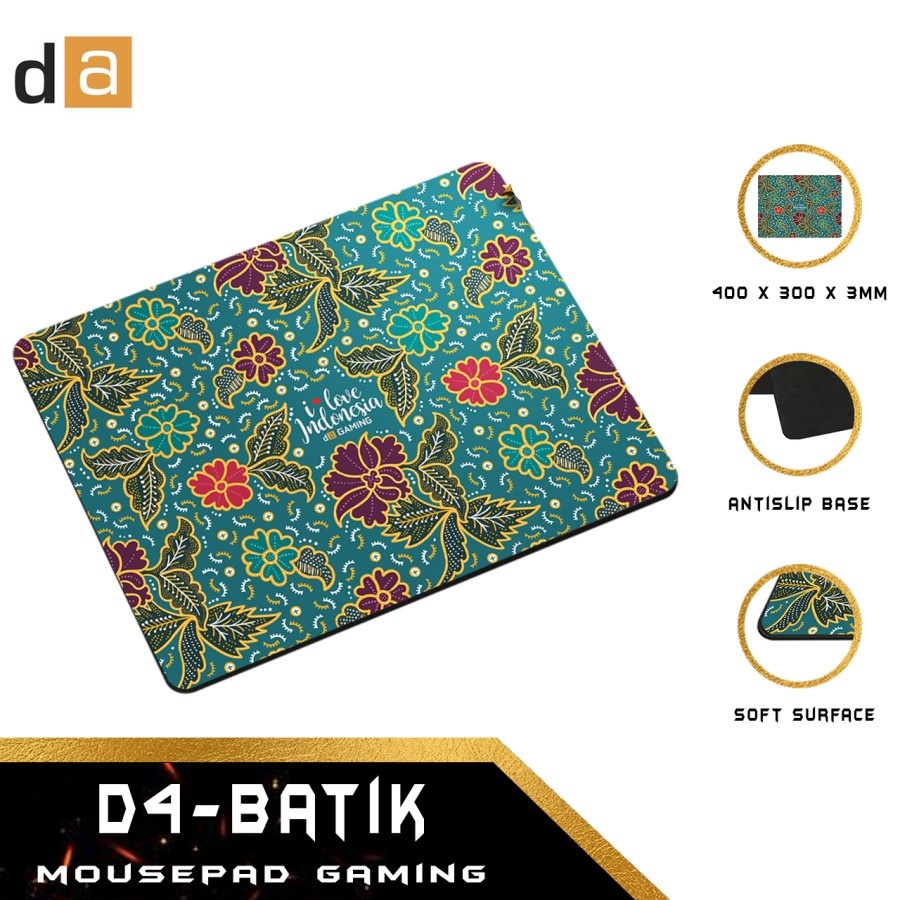 DA Mousepad Gaming Art Edition Mouse Pad Gaming Digital Alliance