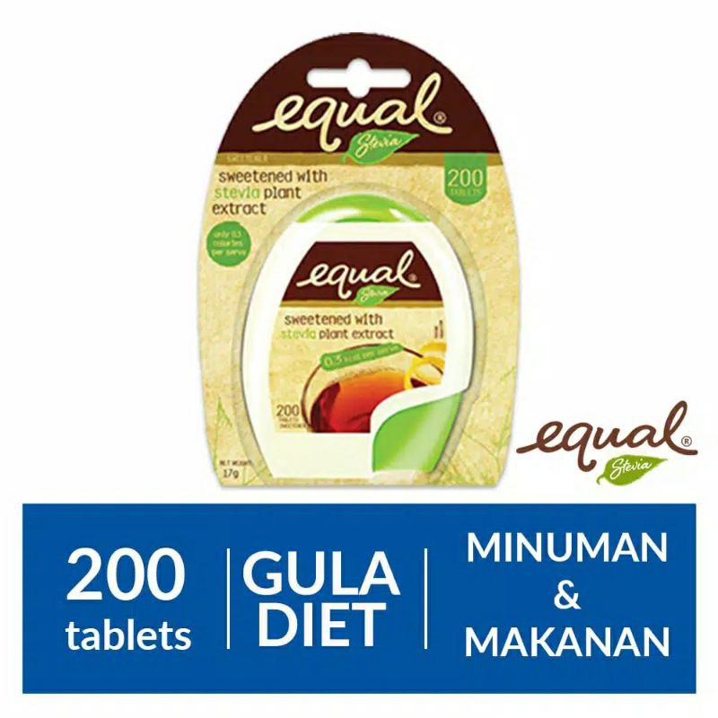

Equal Sweetener Stevia 200 tablet