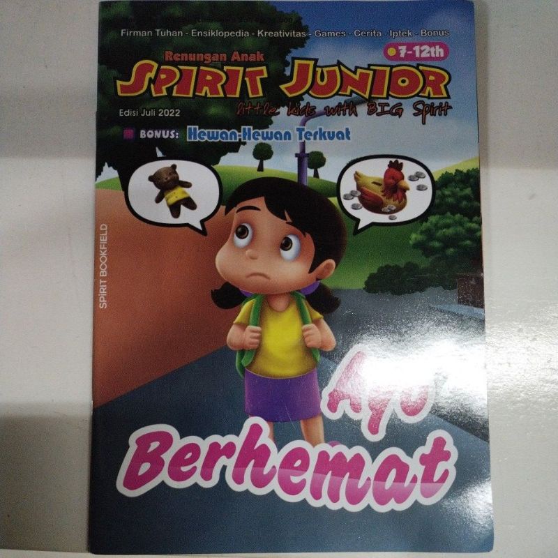 Buku Renungan Anak Spirit Junior Juli Agustus 2022