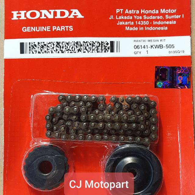 RANTAI KETENG KOMPLIT / CAM CHAIN KIT BLADE KWB MURAH DAN BERKUALITAS ORIGINAL