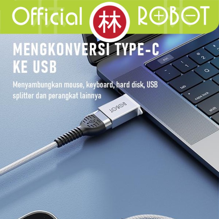 Robot RT-OTG04 OTG Type-C To USB3.0 Small &amp; Portable Adapter