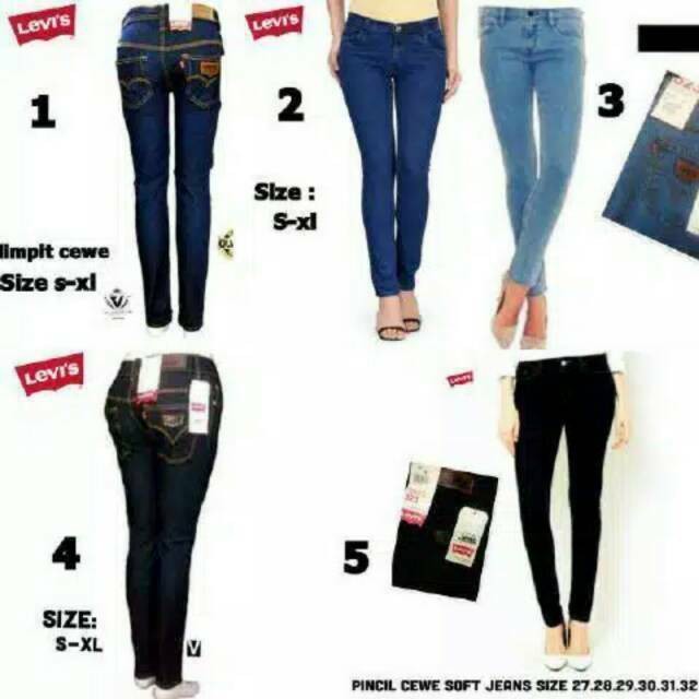 TERBAIK TERMURAH TERBARU ASLI PALING MURAH 2020 SIP / Celana Jeans cewek skinny/celana jeans levis