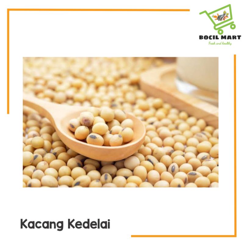 

[BOCIL MART] KACANG KEDELAI 500GR